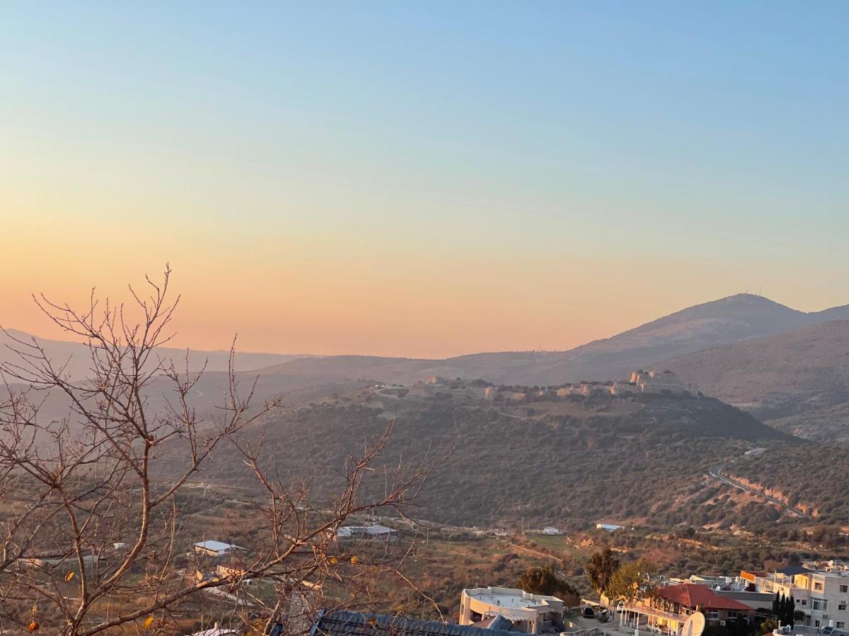 Ferienwohnung צימר מעל העננים Ein Kinya Exterior foto